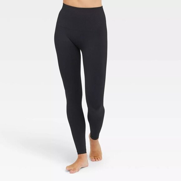 Assets by Spanx Seamless Tummy Control Leggings Medium - Picture 1 of 4